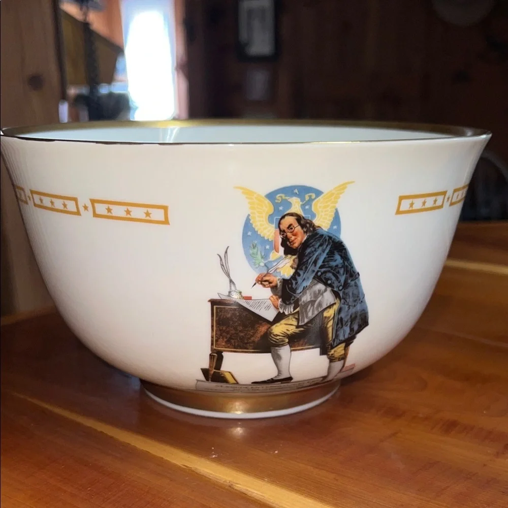 Vintage Danbury Mint Ben Franklin Declaration Of Independence
